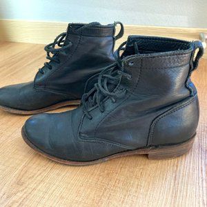Women's vintage combat boots